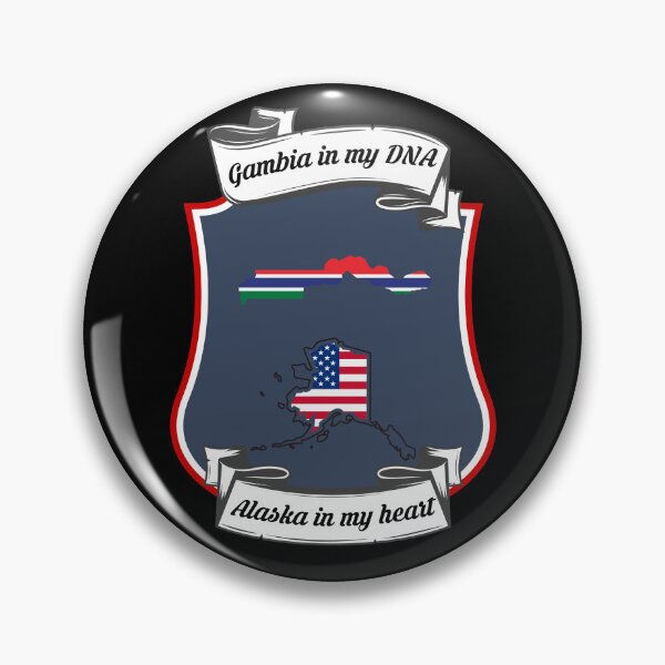 Item preview, Gambia in my DNA, Alaska in my heart Heritage designed and sold by Tony ⭐⭐⭐⭐⭐.