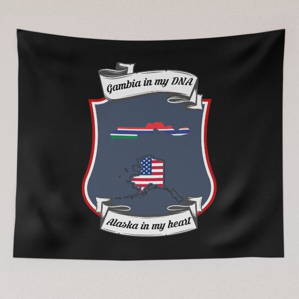 Item preview, Gambia in my DNA, Alaska in my heart Heritage designed and sold by Tony ⭐⭐⭐⭐⭐.