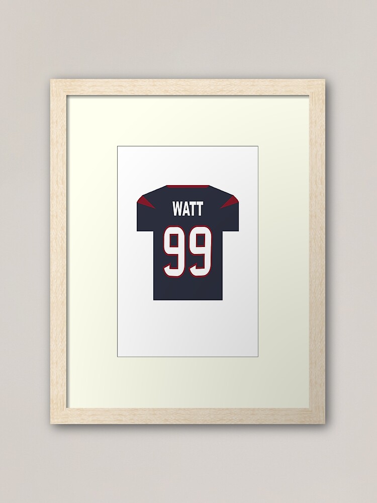 JJ Watt mini Jersey Sticker for Sale by Tate Breeland