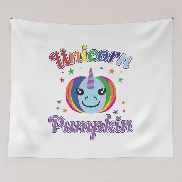 Item preview, Rainbow Unicorn Pumpkin Color Explosion  designed and sold by themelonink.