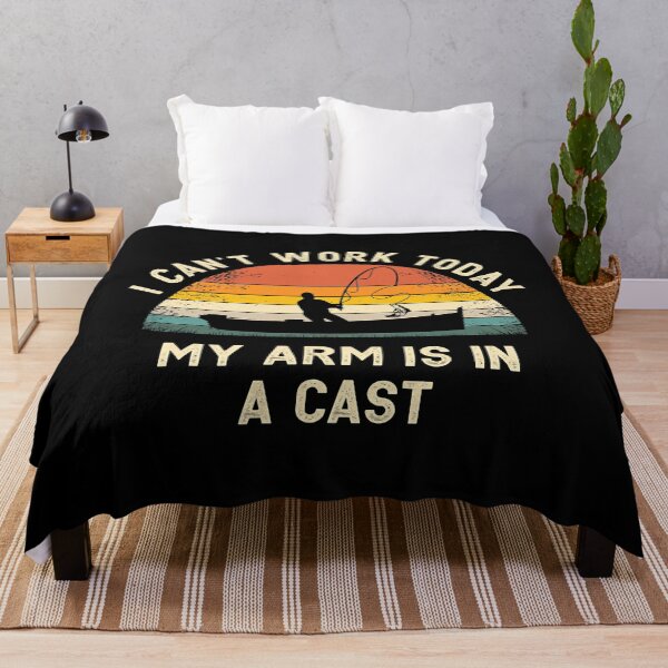Item preview, I Can't Work Today My Arm Is In A Cast Funny Fishing designed and sold by ArcWarden-art.