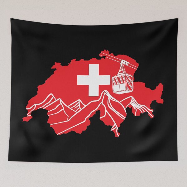 Item preview, Switzerland Map Mountains Alps Since 1291 Suisse Schweiz designed and sold by TravelScientist.