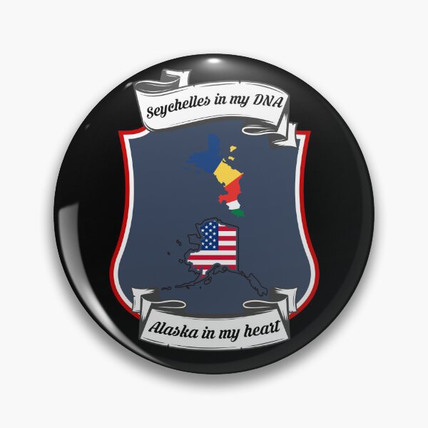 Item preview, Seychelles in my DNA, Alaska in my heart Heritage designed and sold by Tony ⭐⭐⭐⭐⭐.