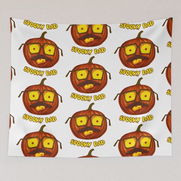 Item preview, Halloween Pumpkin Spooky Dad Head designed and sold by Digi Artworks Store.