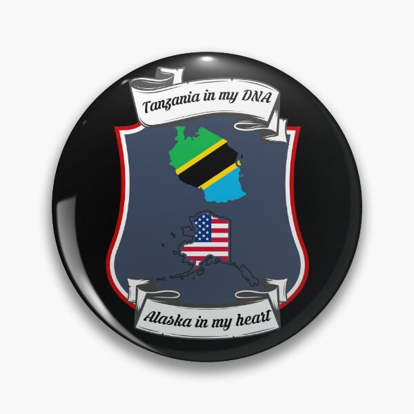 Item preview, Tanzania in my DNA, Alaska in my heart Heritage designed and sold by Tony ⭐⭐⭐⭐⭐.