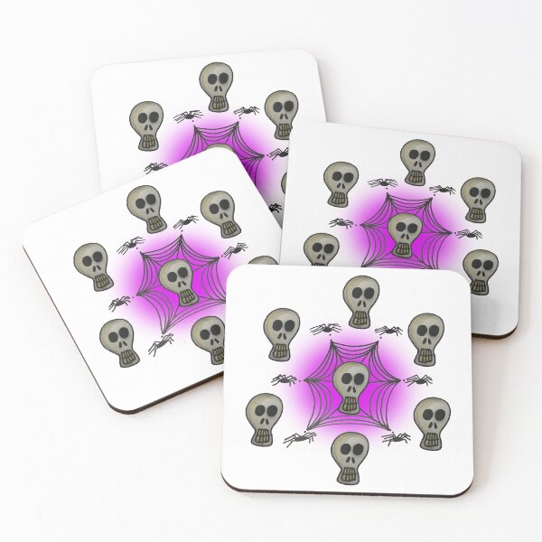 Item preview, skull with web_purple designed and sold by NeonEye-Designs.