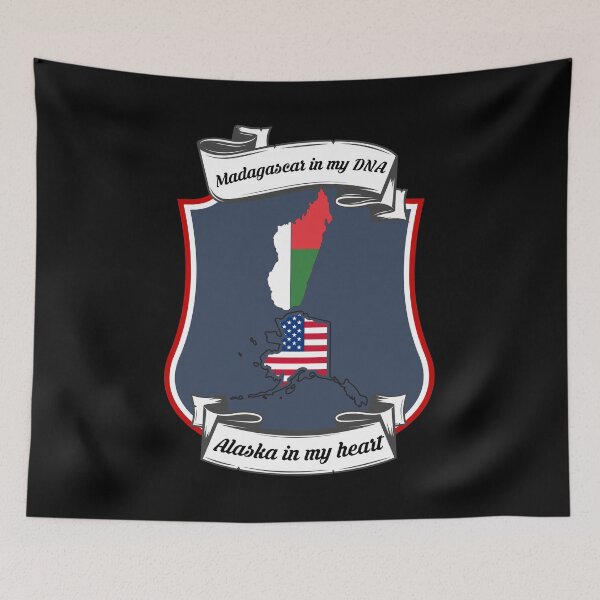 Item preview, Madagascar in my DNA, Alaska in my heart Heritage designed and sold by Tony ⭐⭐⭐⭐⭐.