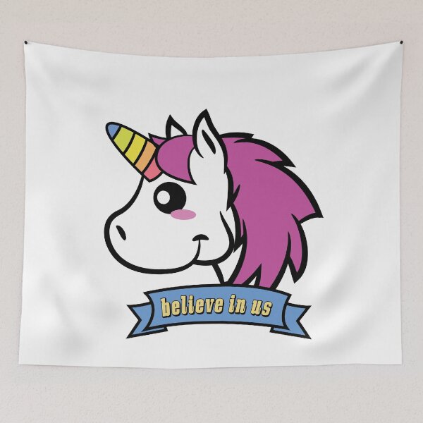 Item preview, Believe In Us Unicorn designed and sold by CreativeStrike.