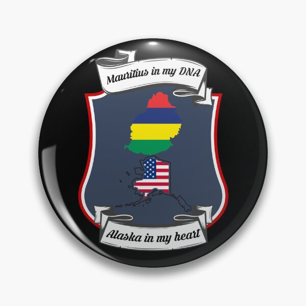 Item preview, Mauritius in my DNA, Alaska in my heart Heritage designed and sold by Tony ⭐⭐⭐⭐⭐.