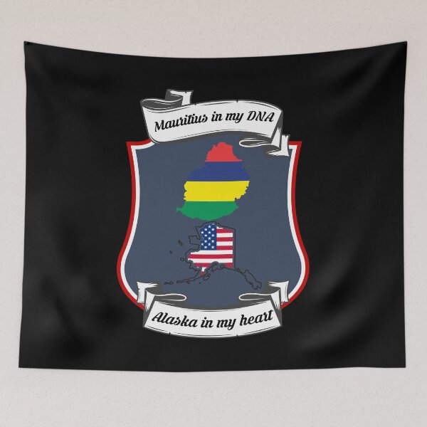 Item preview, Mauritius in my DNA, Alaska in my heart Heritage designed and sold by Tony ⭐⭐⭐⭐⭐.