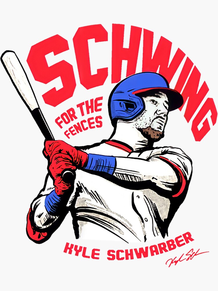 Kyle Schwarber Baseball Paper Poster Phillies - Kyle Schwarber