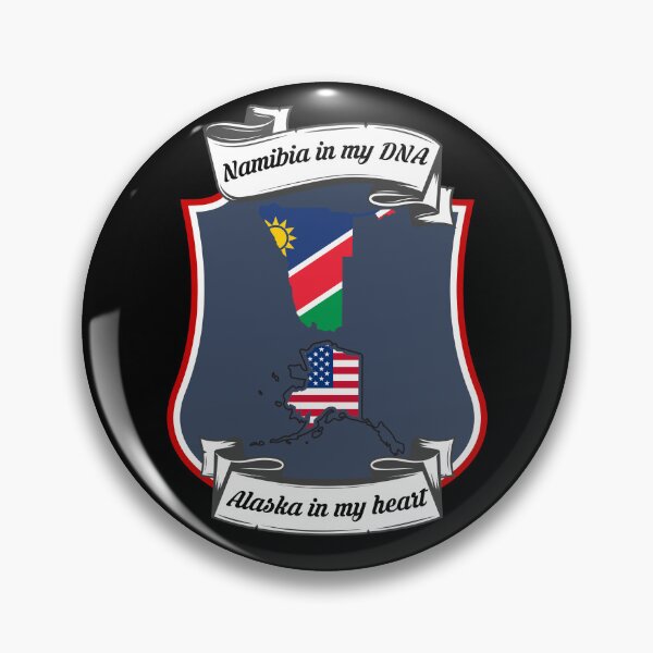 Item preview, Namibia in my DNA, Alaska in my heart Heritage designed and sold by Tony ⭐⭐⭐⭐⭐.