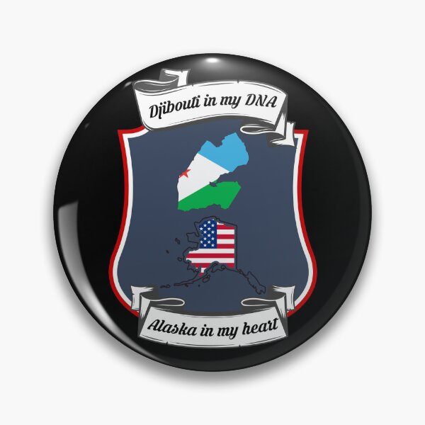 Item preview, Djibouti in my DNA, Alaska in my heart Heritage designed and sold by Tony ⭐⭐⭐⭐⭐.