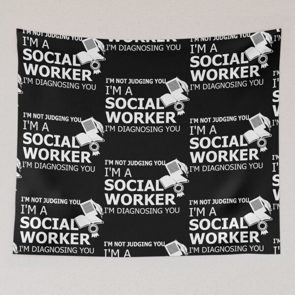 Item preview, I Am Not Judging You I Am A Social Worker  designed and sold by aryagiri.