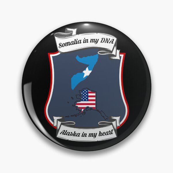 Item preview, Somalia in my DNA, Alaska in my heart Heritage designed and sold by Tony ⭐⭐⭐⭐⭐.