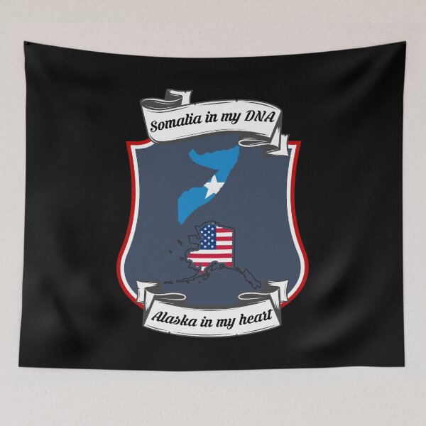 Item preview, Somalia in my DNA, Alaska in my heart Heritage designed and sold by Tony ⭐⭐⭐⭐⭐.