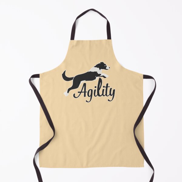 Item preview, Black and white border collie jumping with agility in black for dog lovers designed and sold by PausePapote.