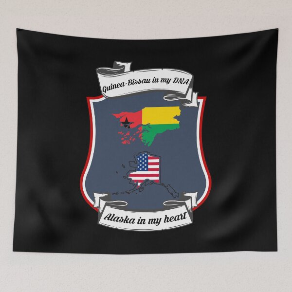Item preview, Guinea-Bissau in my DNA, Alaska in my heart Heritage designed and sold by Tony ⭐⭐⭐⭐⭐.