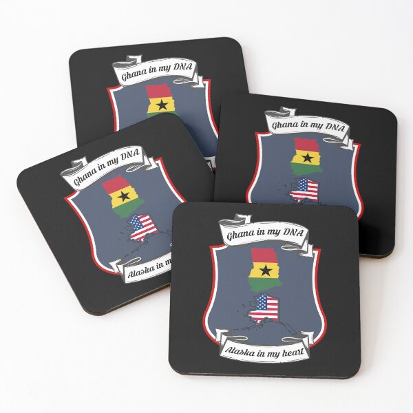 Item preview, Ghana in my DNA, Alaska in my heart Heritage designed and sold by Tony ⭐⭐⭐⭐⭐.