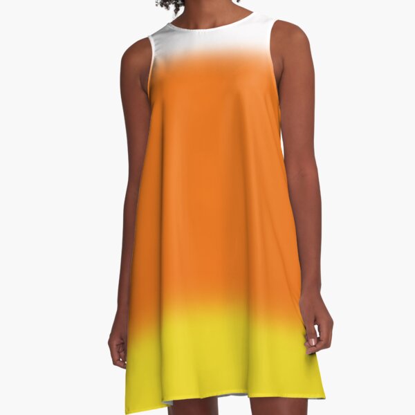 Candy Corn Ombre A-Line Dress
