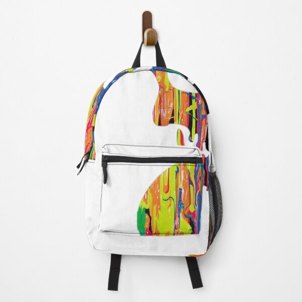 Item preview, colorful melting skull cool art graphic rainbow designed and sold by cozyarrajh.