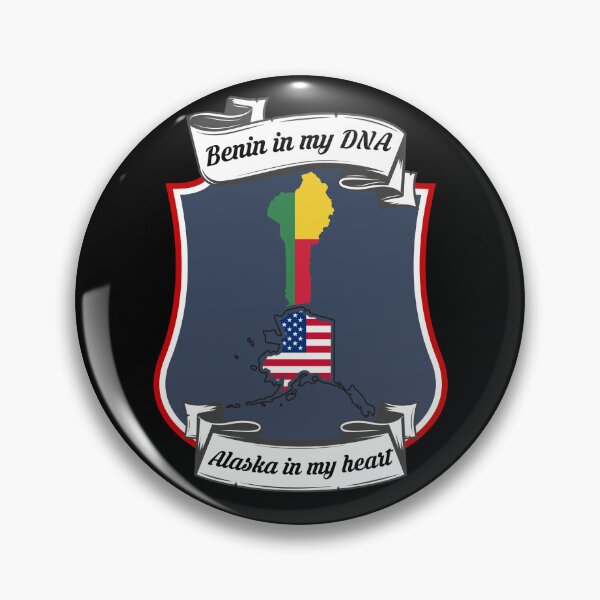 Item preview, Benin in my DNA, Alaska in my heart Heritage designed and sold by Tony ⭐⭐⭐⭐⭐.
