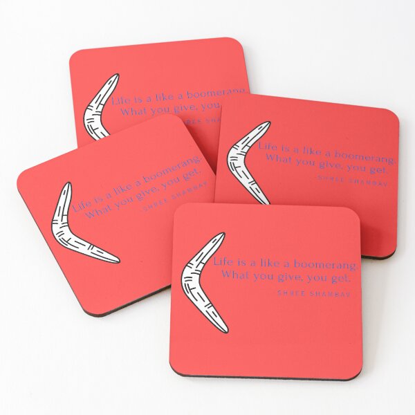 Item preview, 'Life is like a boomerang. What you give, you get'- Shree Shambav designed and sold by Rechtop.