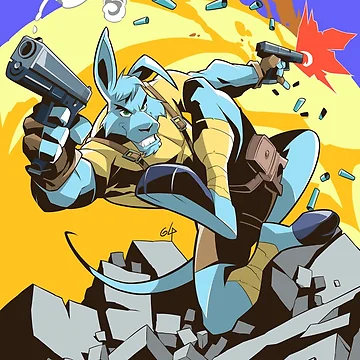 Artwork thumbnail, Blue Roo!!! by traderjacks