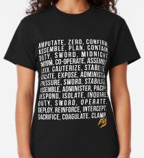 Camiseta clásica Código de Protección Civil