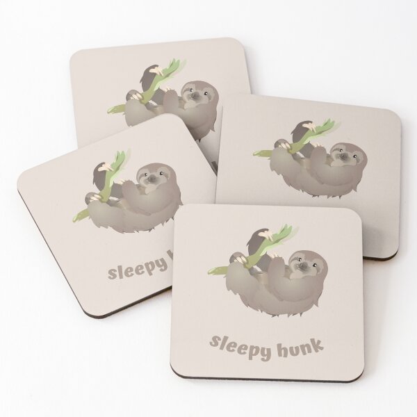 Item preview, Sleepy Hunk. Cute Sloth For The Sleeping Hunk designed and sold by Rebel-Design.