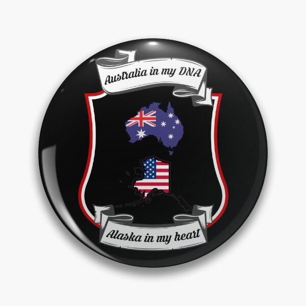 Item preview, Australia in my DNA, Alaska in my heart Heritage designed and sold by Tony ⭐⭐⭐⭐⭐.