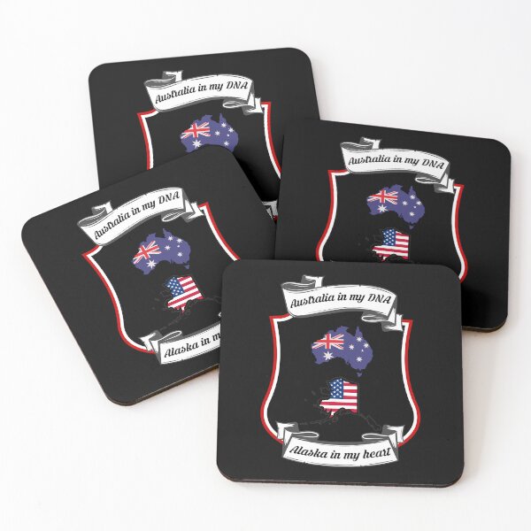 Item preview, Australia in my DNA, Alaska in my heart Heritage designed and sold by Tony ⭐⭐⭐⭐⭐.