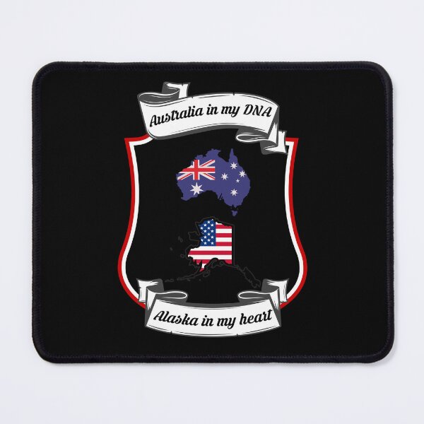 Item preview, Australia in my DNA, Alaska in my heart Heritage designed and sold by Tony ⭐⭐⭐⭐⭐.