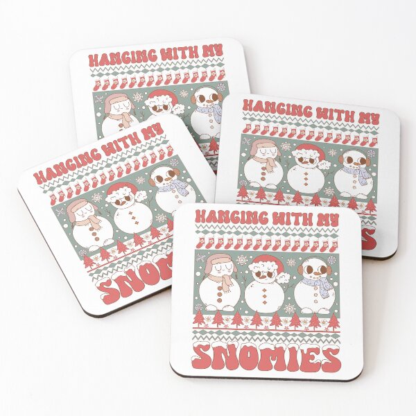 Item preview, Hanging With My Snomies Ugly Retro Christmas Sweater designed and sold by GravitiTees.