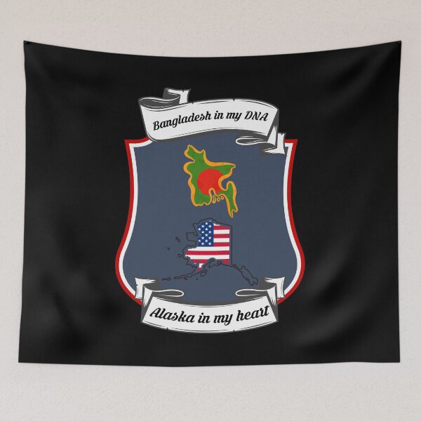 Item preview, Bangladesh in my DNA, Alaska in my heart Heritage designed and sold by Tony ⭐⭐⭐⭐⭐.