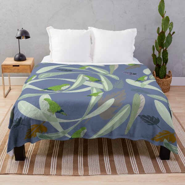 Item preview, Parrots in blue designed and sold by Emi Yañez.