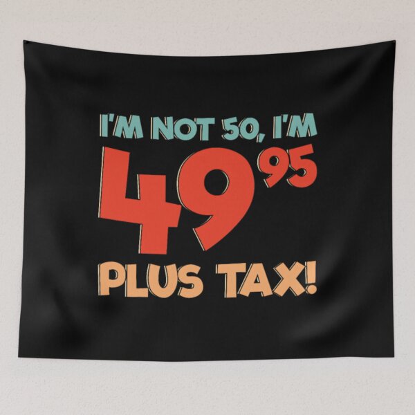 Item preview, I'm Not 50 Funny 50th Birthday Celebration designed and sold by nanoununjarb.