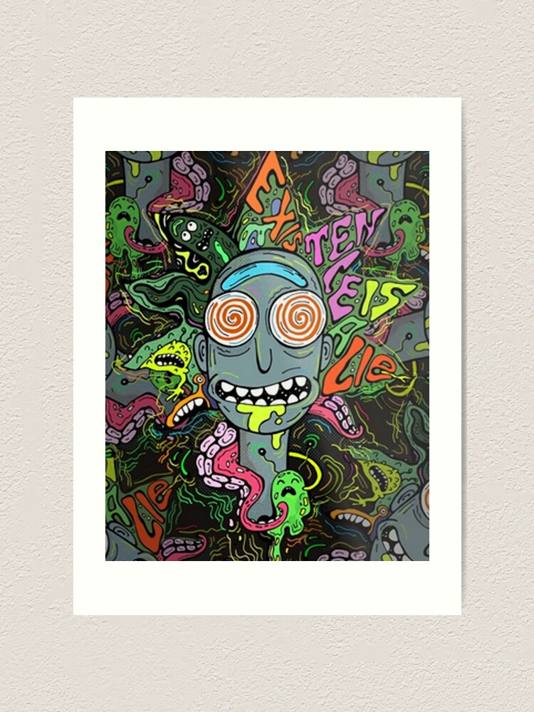 Rick & Morty - The acid vat Wall Mural