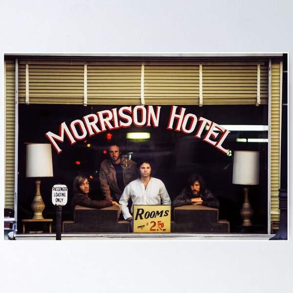 Artikel-Vorschau von Morrison Hotelplakat, designt und verkauft von JamesJohnsonsas.