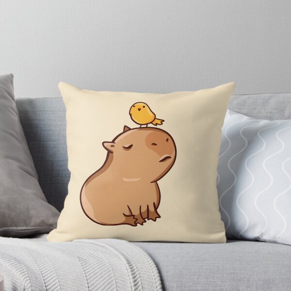 Item preview, Capybara with bird designed and sold by manydoodles.