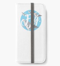 Flying Paper Cranes Vectored iPhone Wallet/Case/Skin
