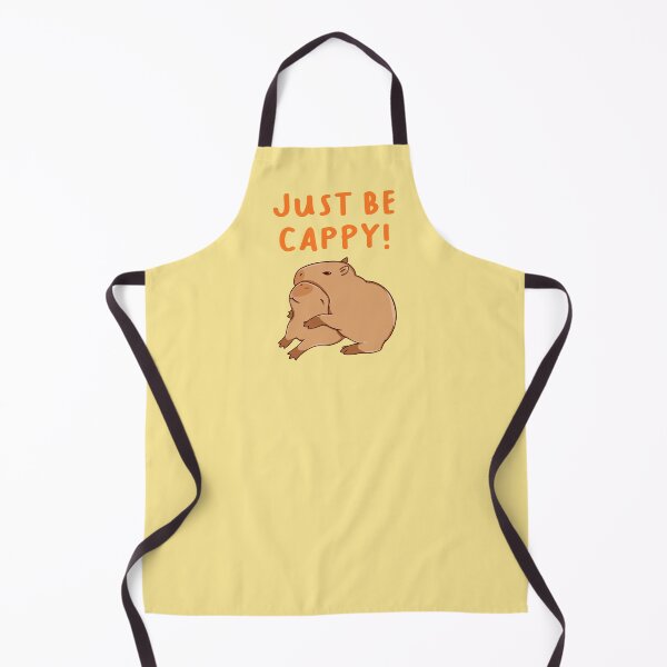 Item preview, Just be cappy! And hug a capybara designed and sold by manydoodles.