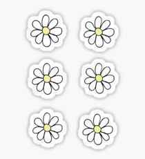 Six Daisies Sticker