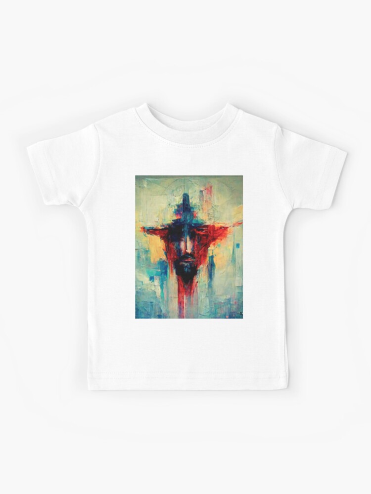 Jesus Painting Kids T Shirt Jesus Painting Kids T Shirt