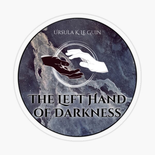 Artikel-Vorschau von Die linke Hand der Dunkelheit - Ursula K. Le Gain Feminist Sci-Fi Fantasy Book Literature Simple Minimal Aesthetic, designt und verkauft von weboftigers.