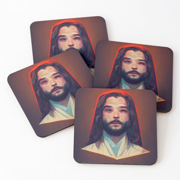 Item preview, Jesus abstract painting  designed and sold by nightspeed.