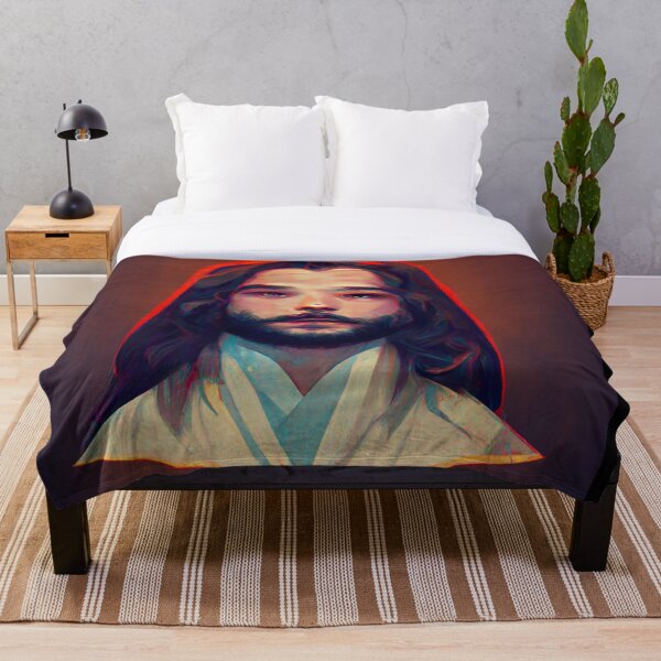 Item preview, Jesus abstract painting  designed and sold by nightspeed.
