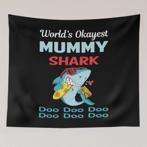Item preview, Funny Shark MUMMY designed and sold by StoreHornedFace.
