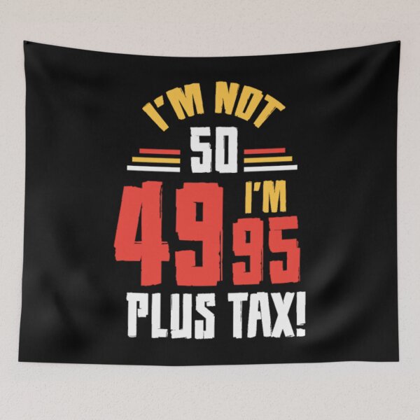 Item preview, I'm Not 50, 50th Birthday 50 Years Old Saying Gift designed and sold by nanoununjarb.