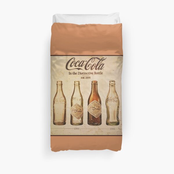 Coca-Cola Vintage Poster Duvet Cover